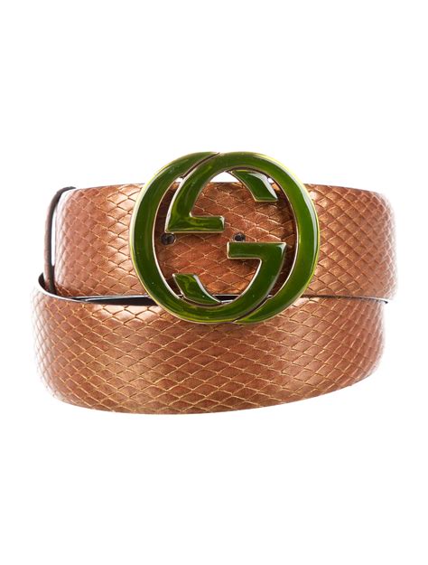 womens tan gucci belt|snakeskin gucci belt.